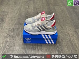 Кроссовки Adidas ZX 500 Grey Beige серые