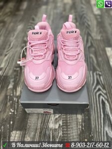 Кроссовки Balenciaga Triple S розовые