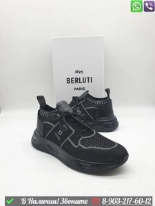 Кроссовки Berluti Shadow комбинированные Коричневый