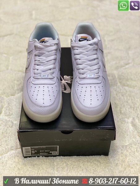 Кроссовки Nike Air Force 1 '07 белые от компании Интернет Магазин брендовых сумок и обуви - фото 1