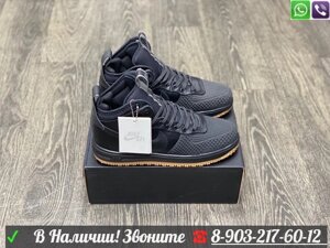 Кроссовки Nike Air Force Lunar 1 черные