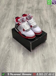 Кроссовки Nike Air Jordan 4 Retro белые