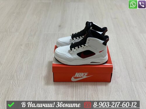 Кроссовки Nike Air Jordan 6 Retro зимние белые
