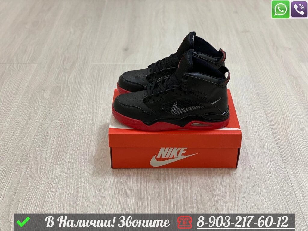 Кроссовки Nike Air Jordan 6 Retro зимние черные от компании Интернет Магазин брендовых сумок и обуви - фото 1