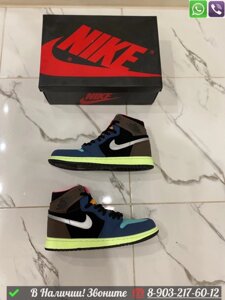 Кроссовки Nike Air Jordan Mid голубые