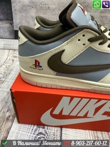 Кроссовки Nike Dunk Low SP Playstation серые