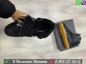 Кроссовки Nike Lunar Force 1 Duckboot зимние черные