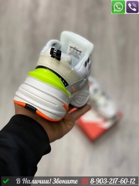 Кроссовки Nike M2K Tekno белые от компании Интернет Магазин брендовых сумок и обуви - фото 1