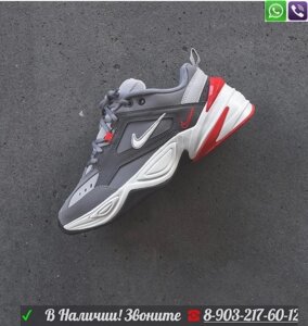 Кроссовки Nike m2k Tekno Grey Red