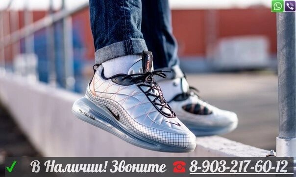 Кроссовки Nike mx-720-818 Silver от компании Интернет Магазин брендовых сумок и обуви - фото 1