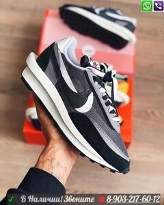 Кроссовки Nike x Sacai LDWaffle Зеленый