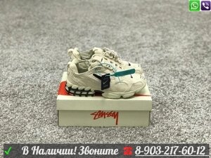 Кроссовки Nike x Stussy Air Zoom Spiridon Cage 2 мужские Серый