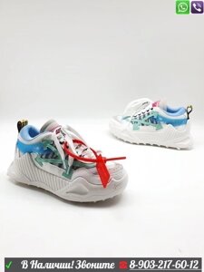 Кроссовки Off-White комбинированные Бежевый