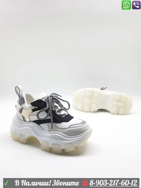 Кроссовки PRADA Прада на платформе от компании Интернет Магазин брендовых сумок и обуви - фото 1