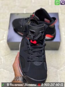 Кроссовки высокие Nike Air Jordan замшевые