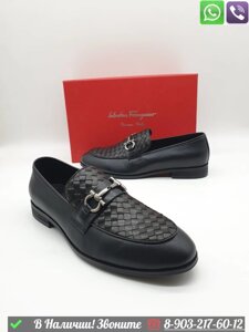 Лоферы Salvatore Ferragamo черные