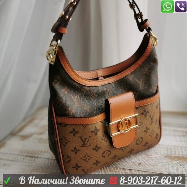 Louis Vuitton Dauphine сумка на плечо от компании Интернет Магазин брендовых сумок и обуви - фото 1
