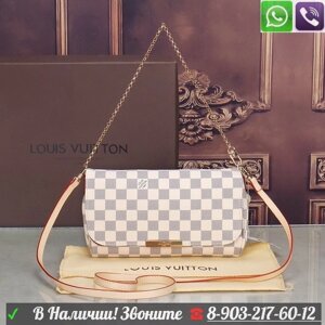 Louis Vuitton Сумка Клатч Favorite Azur Белый