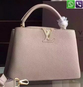 Louis Vuitton Сумка Луи Виттон серая Capucines LV Taupe ##от компании## Интернет Магазин брендовых сумок и обуви - ##фото## 1