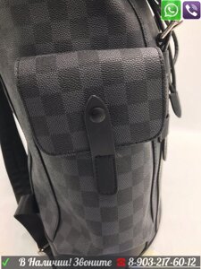 LV Vuitton Christopher Рюкзак Louis Луи Виттон Серый Черный