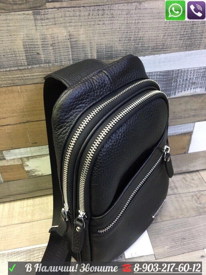 Мужская Сумка Prada маленький рюкзак через плечо Прада от компании Интернет Магазин брендовых сумок и обуви - фото 1