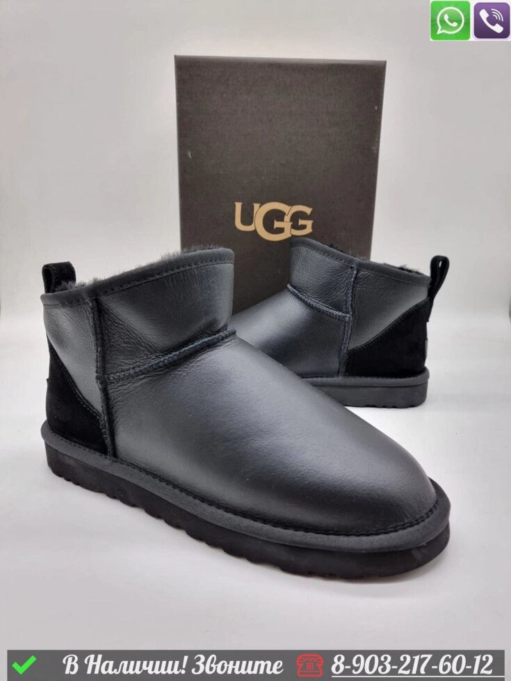 Мужские угги UGG Classic Mini Bomber от компании Интернет Магазин брендовых сумок и обуви - фото 1