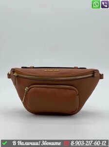 Поясная сумка Michael Kors Perry коричневая