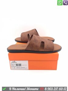 Сандалии Hermes кожаные