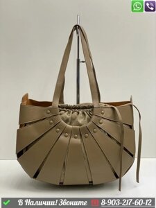 Сумка Bottega Veneta Shell medium Салатовый