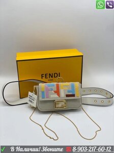 Поясная сумка Fendi Nano Baguette Белый