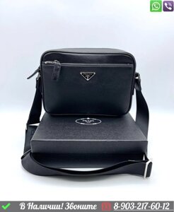 Сумка мужская Prada черная