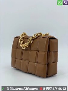 Сумка Bottega Veneta Padded Cassette Коричневый