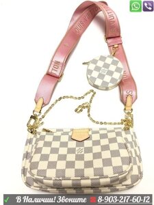 Клатч Louis Vuitton Multi Pochette белый