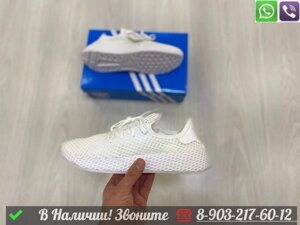 Кроссовки Adidas Tubular Deerupt белые