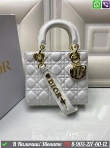 Сумка Dior Lady Dior Белый