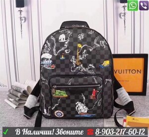 Рюкзак Louis Vuitton Josh с рисунками