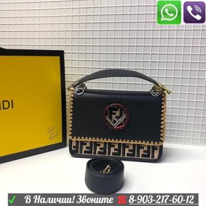 Сумка Fendi Kan I С вышивкой