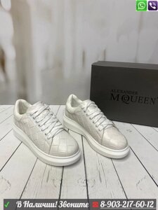 Кеды Alexander McQueen кожаные