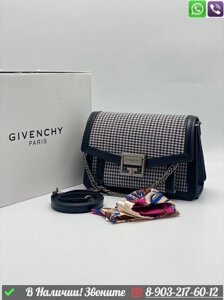 Сумка Givenchy GV3 с тканевой вставкой Белый