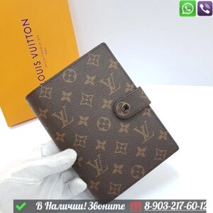 Блокнот Louis Vuitton кожаный Коричневый