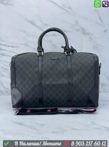 Дорожная сумка Gucci с логотипом Черный