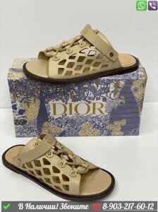 Сандалии Dior D-Trap Бежевый