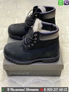 Зимние ботинки Timberland 6 Inch Premium черные