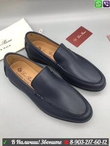 Мокасины Loro Piana Summer Walk черные