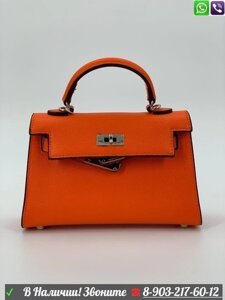 Сумка Hermes Kelly 19 Гермес Оранжевый