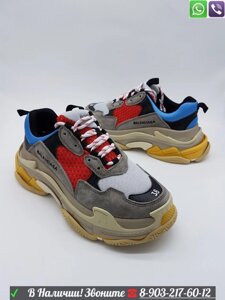 Кроссовки Balenciaga Triple s женские баленсиага Красный