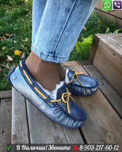 Мокасины UGG замшевые