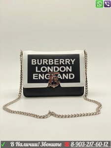 Женский клатч Burberry Tb Барбери Белый