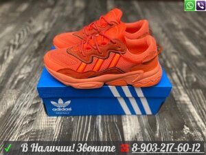 Кроссовки Adidas Ozweego оранжевые