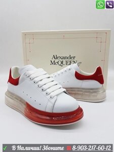 Кроссовки Alexander McQueen с прозрачной подошвой